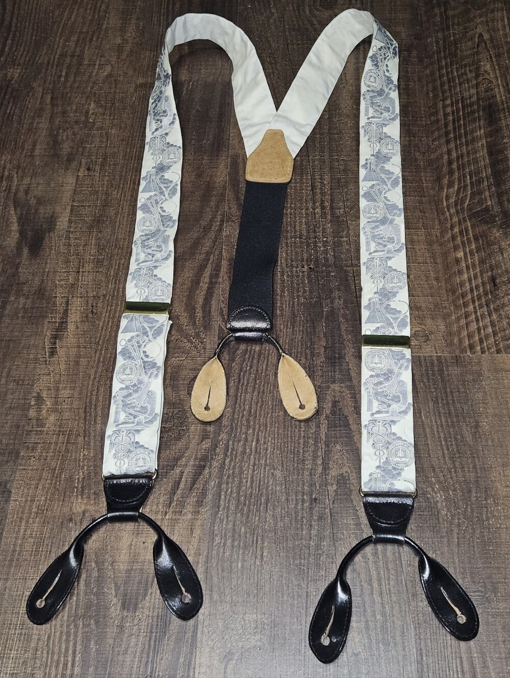 Vintage Jos A Banks Novelty Medical Theme Suspenders
